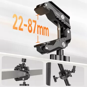 Ulanzi HD02 Magic Arm su spaustuku, 1/4 sriegis