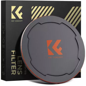 K&F Concept M-Cap Magnetinis objektyvo dangtelis 95mm juodas