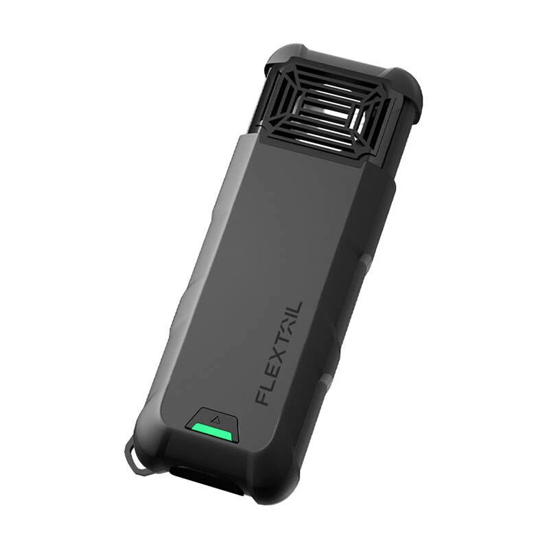 FLEXTAIL Max Repel S-G nešiojamas 2-in-1 repelentas nuo uodų ir rankų šildytuvas (pilka)