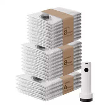 FLEXTAIL NANO BAG Vakuuminiai maišeliai - 3 vnt. rinkinys (2 vidutiniai + 1 didelis) kelionėms, stovyklavimui ir namų saugojimui
