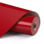 LOKLIK Basic Heat Transfer Vinyl - Raudona - 30,5 x 180 cm (12 colių x 6 pėdų)