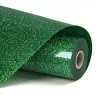 LOKLIK Heat Transfer Vinyl Glitter - Green - 12 inch x 5' Roll