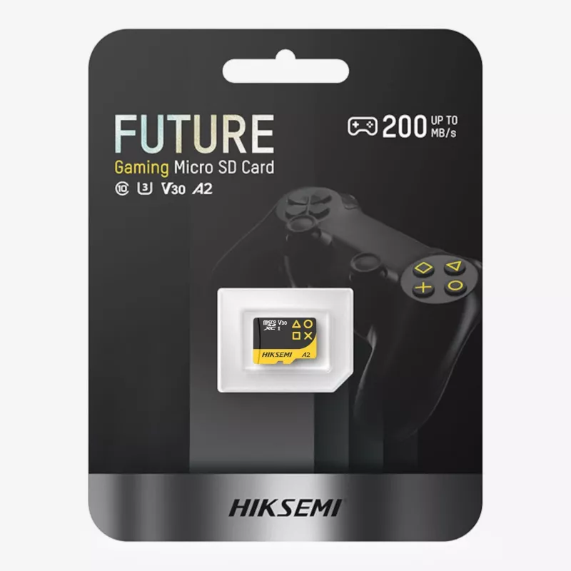HIKSEMI Future G3 Gaming Micro SDXC 512GB atminties kortelė – iki 200 MB/s skaitymas, A2, V30, U3