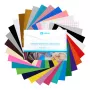 LOKLIK Europe Permanent Adhesive Vinyl Material Set (A4) - 20 Assorted Colors