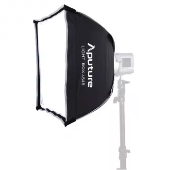 Amaran Light Box 45x45 – Kvadratinis softbox su Bowens laikikliu, dviguba difuzija, audinio grotelėmis, nešiojimo krepšiu