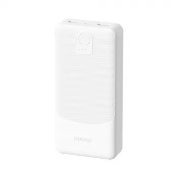 Powerbank Dudao K10Pro 2.4A 20000mAh 2 x USB-A - Balta