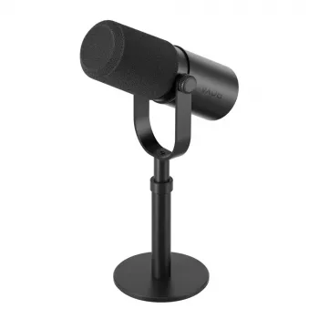 BOYA CastMic P60D studijinis mikrofonas, USB/XLR, kardioidinis, kondensatorinis, juodas
