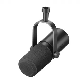 BOYA CastMic P60D studijinis mikrofonas, USB/XLR, kardioidinis, kondensatorinis, juodas