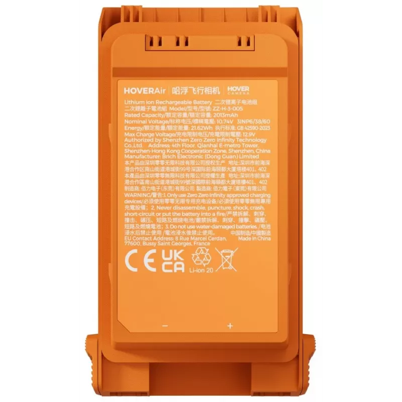 HVR HoverAir AQUA Smart Battery (LiPo 7.7V 1050mAh), skirta HoverAir X1 dronui