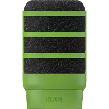 RODE WS14 Putplasčio vėjo gaubtas žalias, skirtas PodMic ir PodMic USB