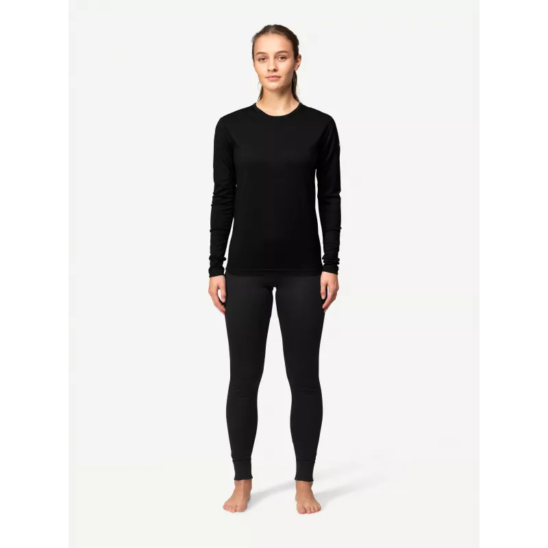 Devold Breeze Plus Merino 200 Longs Moteriškos Termo Antblauzdės - Juoda, Dydis M