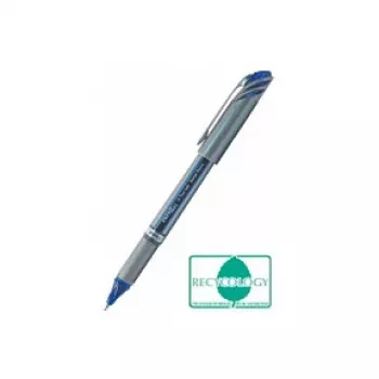 Pentel BL27 EnerGel Liquid Gel rašiklis - sidabrinis - mėlynas - metalinis - 0,7 mm - 0,35 mm