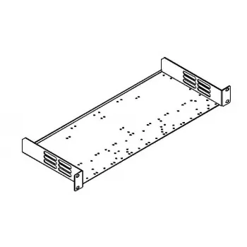 Kramer Electronics RK-1 Rack Mount Kit - 1U - 19 inch (48,3 cm) - Juoda