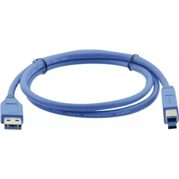 Kramer C-USB3/AB-3 USB 3.0 kabelis, USB-A kištukas į USB-B kištuką, 0,9 m (3 ft), mėlynas