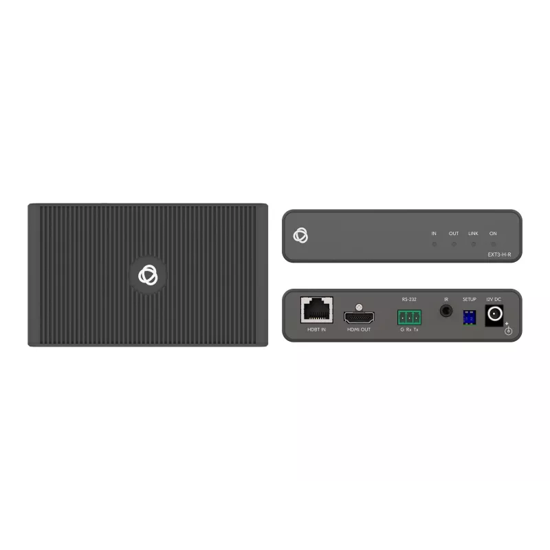 Kramer Electronics EXT3-H-R HDBaseT 3.0 imtuvas - 4K60 4:4:4, HDMI, ilgo nuotolio, IR, RS-232