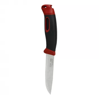 Morakniv Companion Spark Red Fiksuoto ašmenų peilis su ugnies uždegikliu