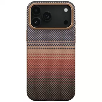 PITAKA Aramid UltraGuard MagSafe dėklas, skirtas iPhone 17 Pro - Sunset