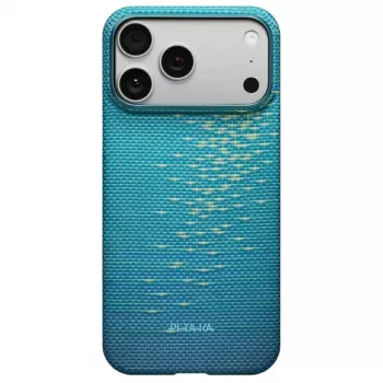 PITAKA itin plonas MagSafe dėklas, skirtas iPhone 17 Pro, Lucid Blue