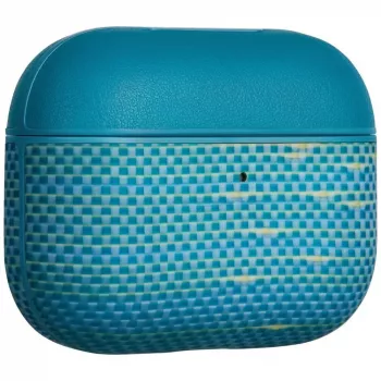 PITAKA aramidinių pluoštų dėklas, skirtas AirPods Pro 3, Lucid Blue