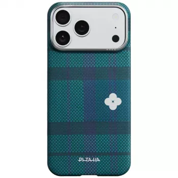 PITAKA Flora in Grid Edge Case, skirta iPhone 17 Pro Max - Forest Dawn