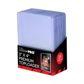 Ultra PRO TCG Card Toploader Rigid Plastic Premium 77x100mm 25-Pack