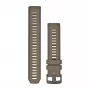 Garmin QuickFit 22 mm Silicone Watch Band, skirta Instinct 2, fēnix 7/6/5, Forerunner 955/945, Epix (Gen 2), Approach S62 - Coyote Tan (010-13105-07)