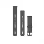 HAMA Garmin Silicone Watch Band 18mm Quick Release Gravel Gray 010-13256-00