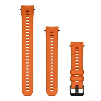 Garmin QuickFit 20 Silicone Watch Band 20mm Ember Orange for Instinct E 40mm 010-13397-03