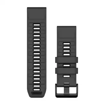 Garmin QuickFit 26mm Silicone Watch Band Graphite/Black 010-13393-10