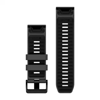 Garmin QuickFit 26mm Silicone Watch Band Graphite/Black 010-13393-10