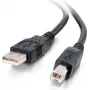 CABLES2GO C2G 3m USB 2.0 A/B laidas juodas (28103)
