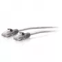 CABLES2GO C2G 1ft (0,3m) Cat6a Snagless Neekranuotas (UTP) Plonas Ethernet tinklo jungiamasis kabelis - Pilka