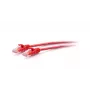 CABLES2GO C2G 3ft (0,9m) Cat6a Snagless Unshielded (UTP) Slim Ethernet Network Patch Cable - Raudona