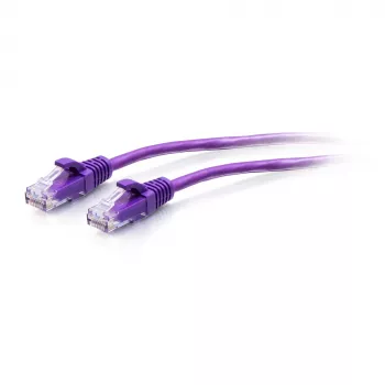 CABLES2GO C2G 3ft (0,9m) Cat6a Snagless Neekranuotas (UTP) Plonas Ethernet tinklo jungiamasis kabelis - Violetinis