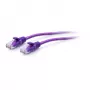 CABLES2GO C2G 3ft (0,9m) Cat6a Snagless Neekranuotas (UTP) Plonas Ethernet tinklo jungiamasis kabelis - Violetinis