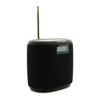 Pure Acoustics Pure Woodland Mini neperšlampamas lauko garsiakalbis su FM/DAB+ radiju, juodas
