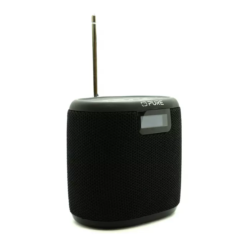 Pure Acoustics Pure Woodland Mini neperšlampamas lauko garsiakalbis su FM/DAB+ radiju, juodas