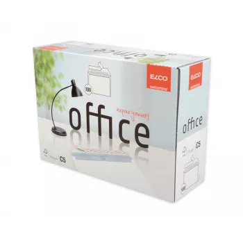 ELCO Office vokas C5 (162 x 229 mm), be langelio, su lipnia juostele, 100 g/m², balta, 100 vnt. (74535.12)