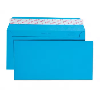 ELCO Color vokas C5/6 (114 x 229 mm), be langelio, 100 g/m², intensyviai mėlyna, 250 vnt. (18833.32)