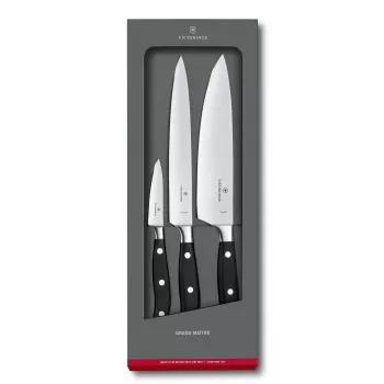 Victorinox Grand Maître 3 dalių virėjo peilių rinkinys, juodas (7.72 43.3)