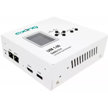 AXING UIM 1-00 Universal Input Modulator HDMI CVBS YPbPr į RF DVB-T/C