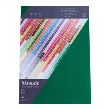 Artoz Papier Mosaic Laiškų Popierius Eglės Žalia A4 90 g/m² 25 Lapų