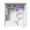 Antec Constellation Series C3 ARGB Mid Tower ATX dėklas su grūdinto stiklo šonine plokšte, baltas