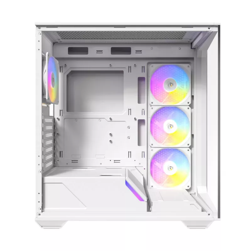 Antec Constellation Series C3 ARGB Mid Tower ATX dėklas su grūdinto stiklo šonine plokšte, baltas