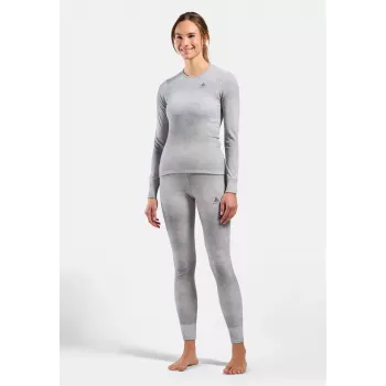 Odlo Active Warm X Pow BL Bottom Long Base Layer Bottoms - Sidabrinė pilka, S dydis
