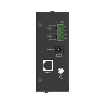 D-Link DIS-210G-12P Smart Industrial Gigabit Switch su 8 PoE+ prievadais ir 4 SFP lizdais