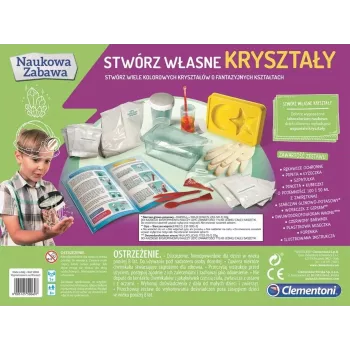 Clementoni Science & Play Crystal Growing Kit – užsiaugink savo kristalus