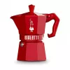 Bialetti Moka Exclusive 3-Cup Red Stovetop Espresso Maker (9055)