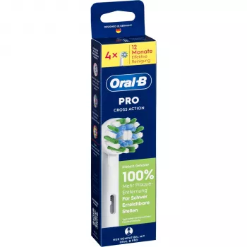 Oral-B Pro CrossAction Replacement Brush Heads 4-Pack (015370)