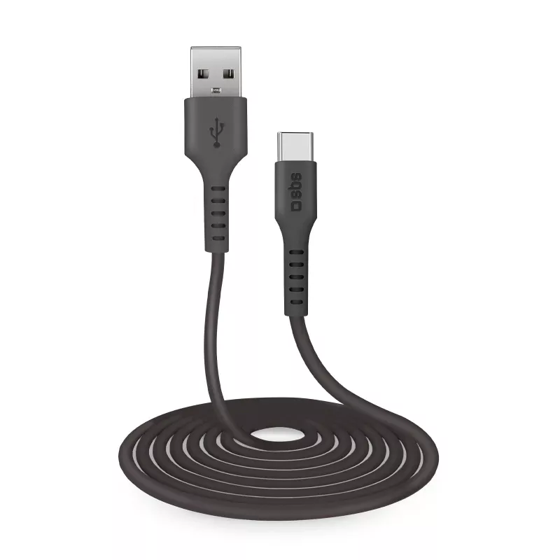 SBS TECABLETC3MTK USB-A į USB-C laidas 3m Juodas